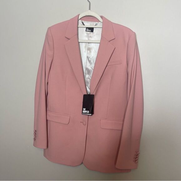 $555 The Kooples Twill blazer NWT ( Small Flaw) - Picture 8 of 12